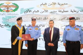 اللواء المعايطة يرعى حفل تخريج طلبة دبلوم مراكز الإصلاح والتأهيل