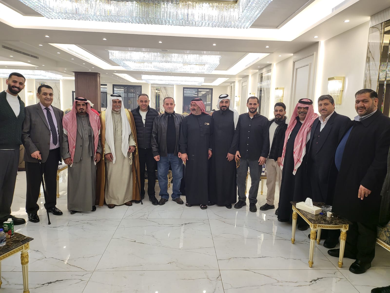 مأدبة إفطار كبرى احتفاءً بتخرج ابناء مروان الركيبات في ديوانه بدابوق