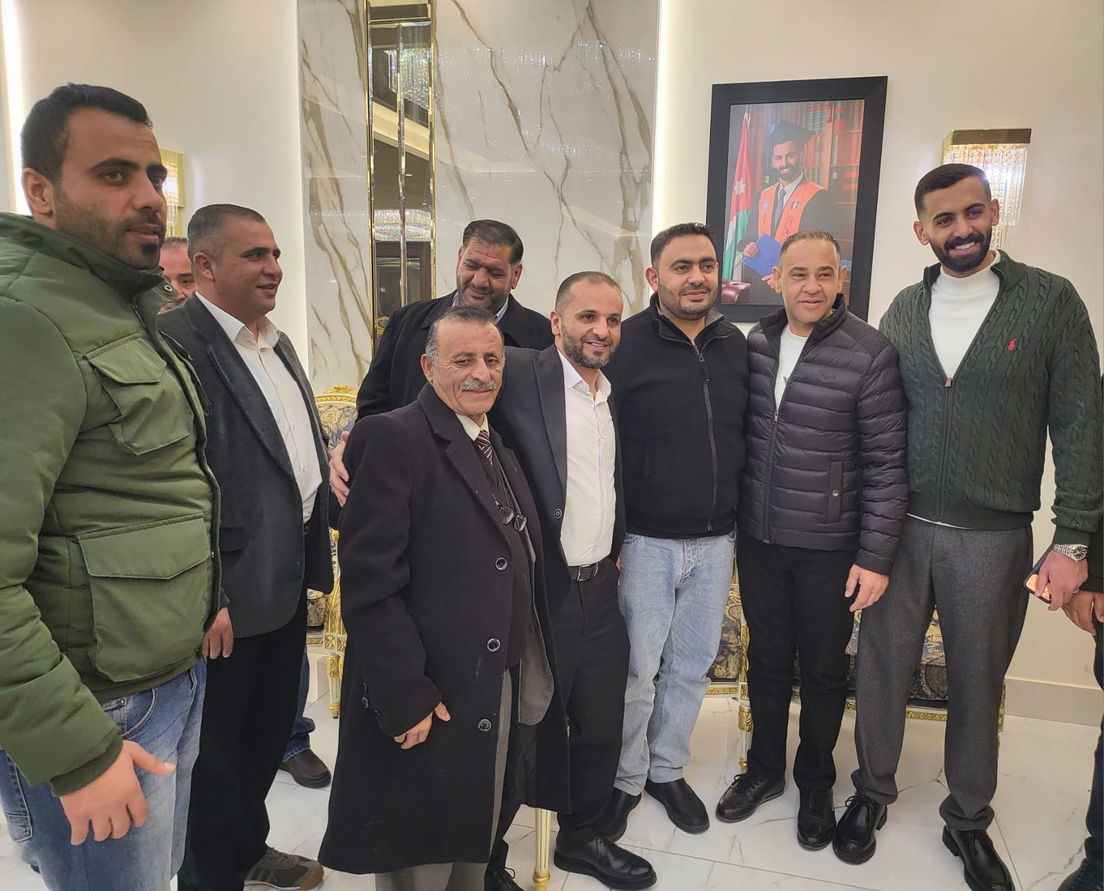 مأدبة إفطار كبرى احتفاءً بتخرج ابناء مروان الركيبات في ديوانه بدابوق