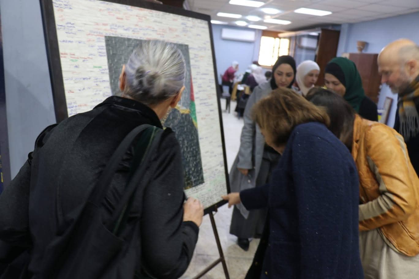 لجنة أكاديمية من جامعتي بولونيا ورافينا الإيطاليتين تزور معهد الفسيفساء