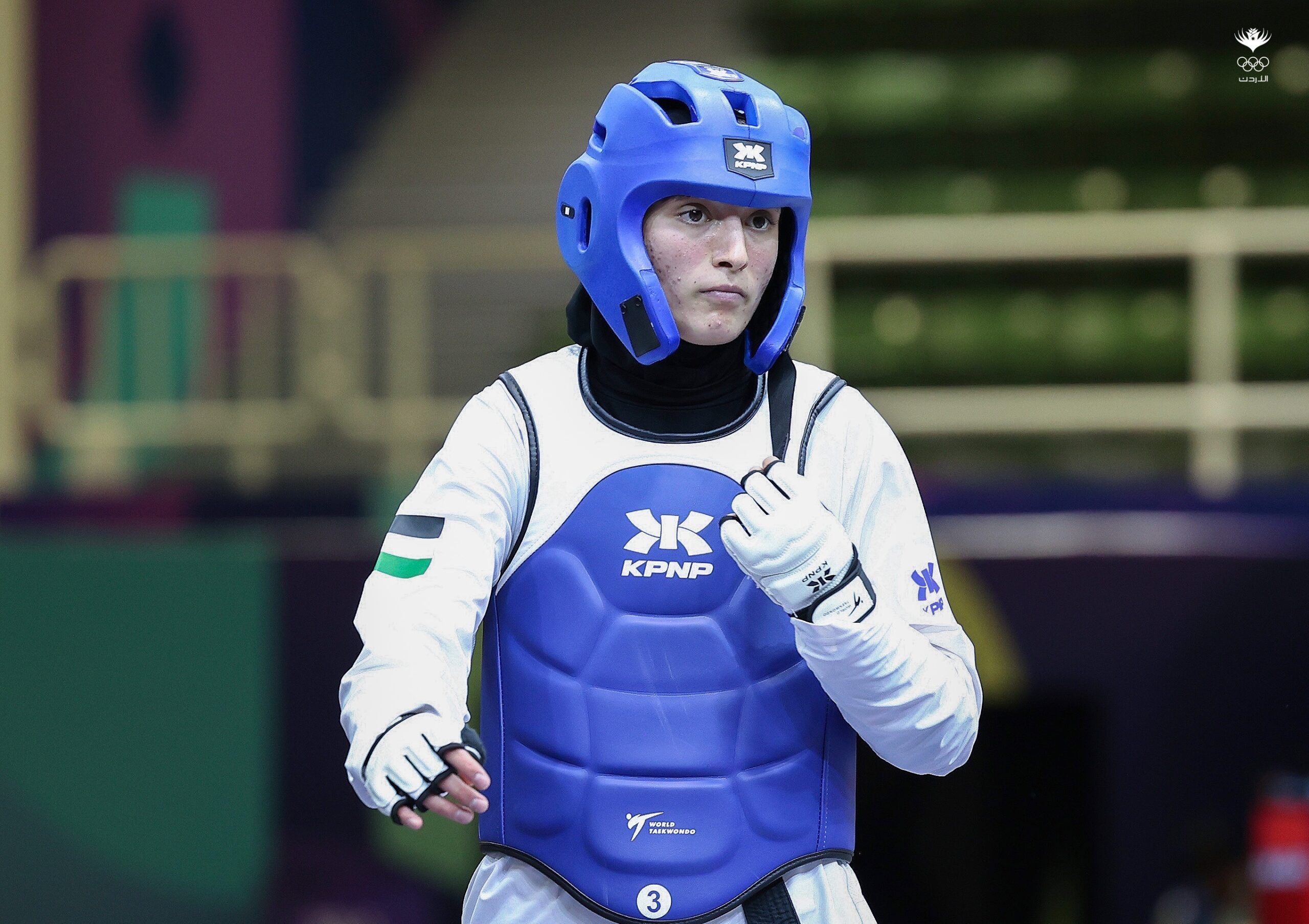 فادية خرفان تتوج بالميدالية الذهبية للتايكواندو