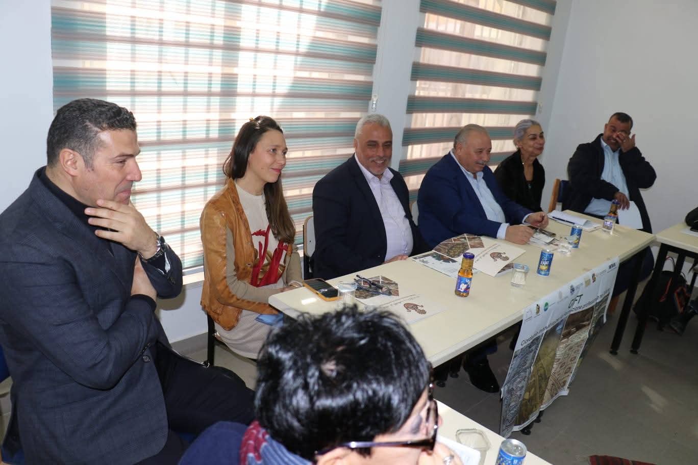 لجنة أكاديمية من جامعتي بولونيا ورافينا الإيطاليتين تزور معهد الفسيفساء