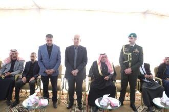 *مندوبا عن الملك وولي العهد...العيسوي يعزي العدوان والأحمد*