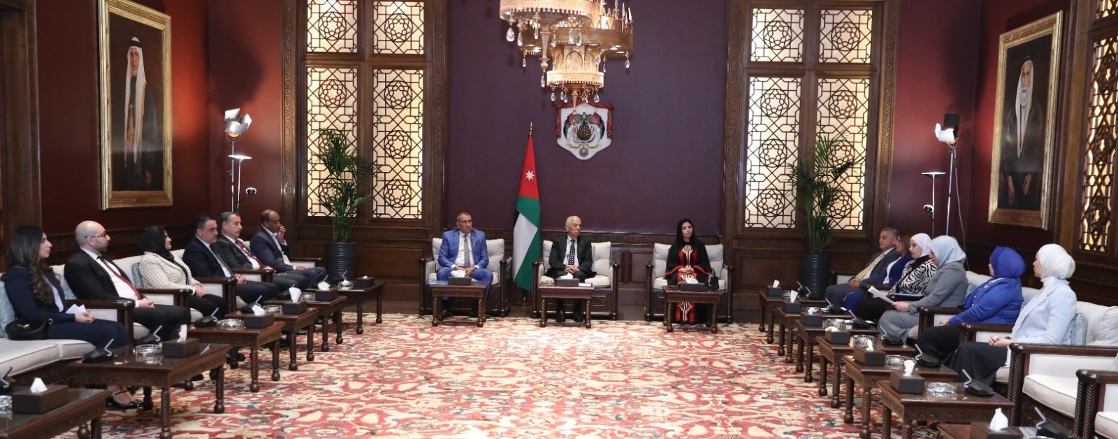 العيسوي يلتقي وفدا من جمعية فرسان التغيير للتنمية السياسية وتطوير المجتمع المدني