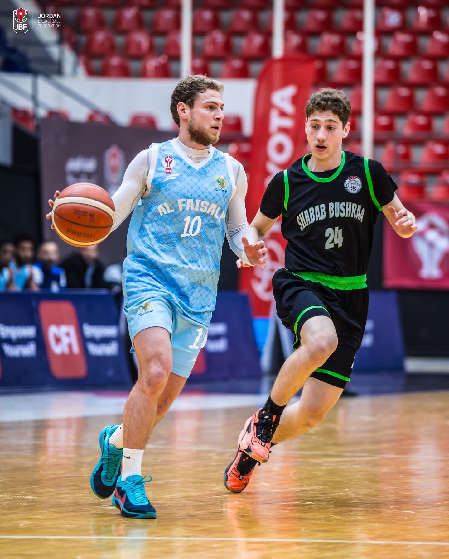 الفيصلي يستهل مشواره في كأس الأردن لكرة السلة بفوز كبير على شباب بشرى