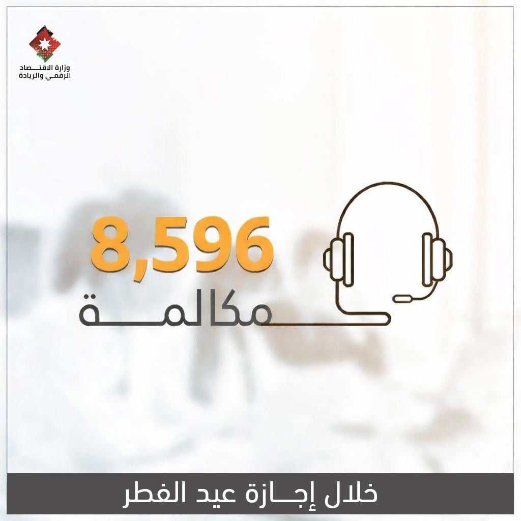 مركز الاتصال الوطني يحقق أداءً متميزاً خلال عطلة عيد الفطر بنسبة رضا 93.4٪