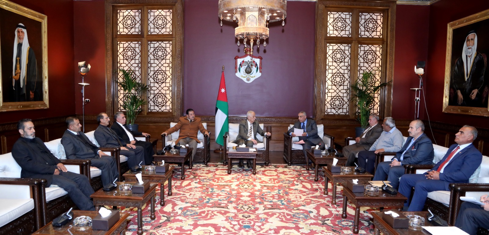 العيسوي يلتقي وفدا من منتدى حلاوة الثقافي وجمعية وادي ازقيق السياحية