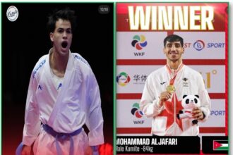 طلبة جامعة عمان الأهلية يحققون إنجازًا عالميًا في الكاراتيه