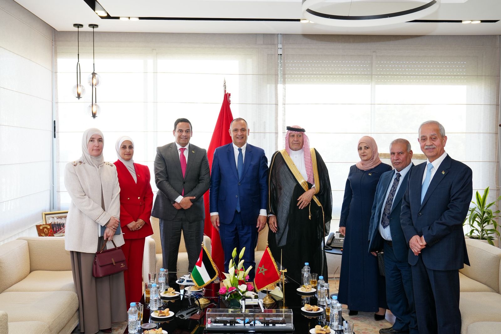 الجغبير يدعو الى بناء شراكة صناعية متقدمة بين الأردن والمغرب