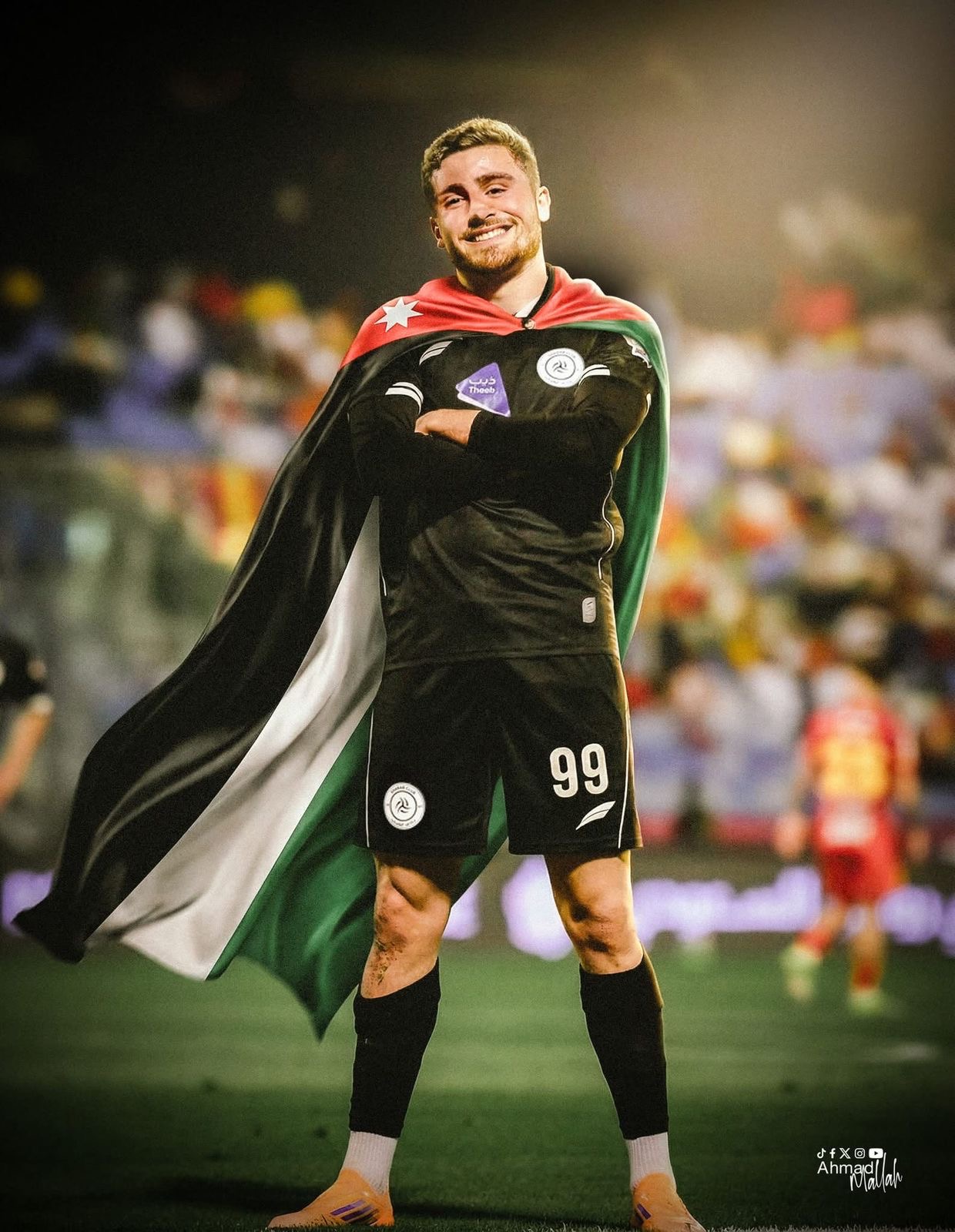 العزايزة يتألق بثنائية في الدوري السعودي ويطرق باب المنتخب الوطني الأردني بقوة