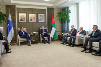 القاضي يستقبل الرئيس الفنلندي في مجلس النواب