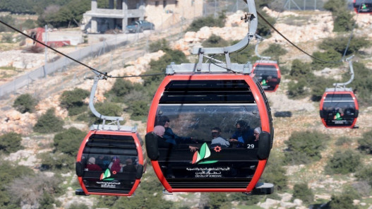 5728 زائرا لتلفريك عجلون وإقبال استثنائي الجمعة