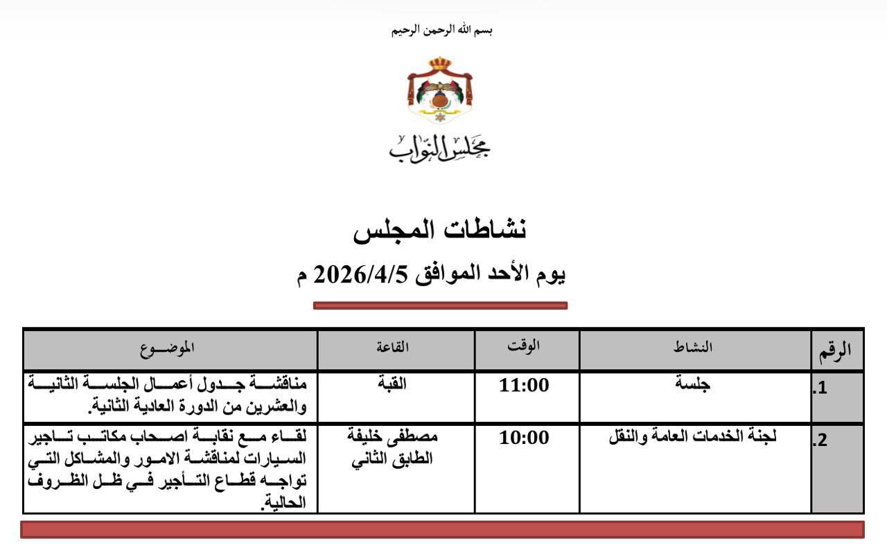 النواب يناقش الأحد مشروع قانون التربية والتعليم وتنمية الموارد البشرية 2026
