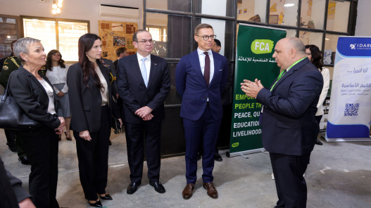 الرئيس الفنلندي يطّلع على تجربة صناعات إبداعية بالأردن