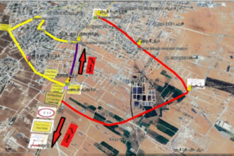 الأشغال تبدأ توسعة وصيانة الطريق الملوكي في مأدبا