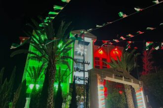 جرش تستعد لاحتفالات يوم العلم الأردني بتزيين شامل للمدينة