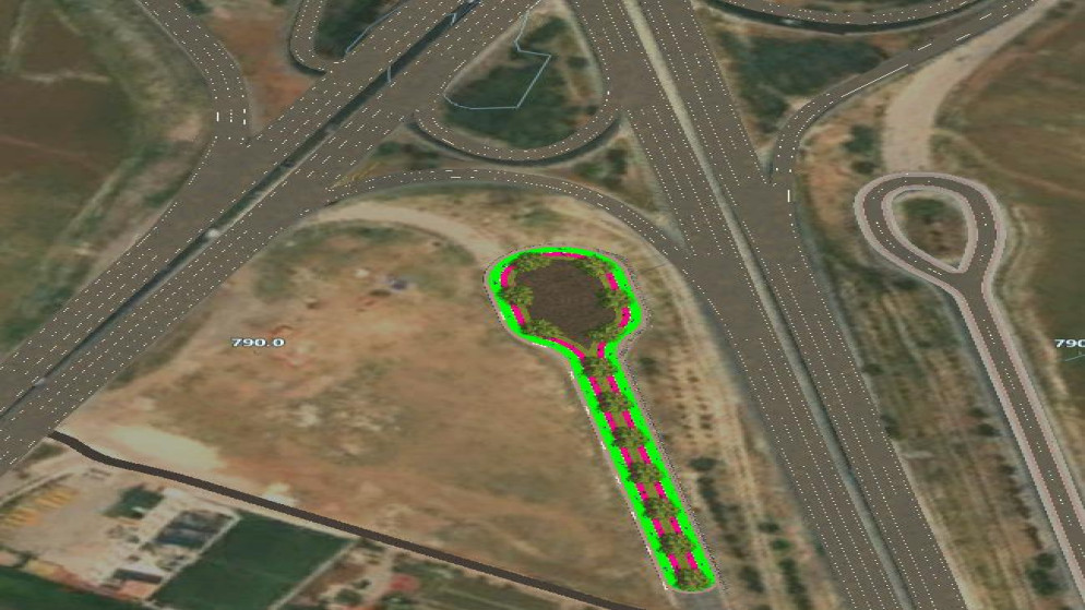 الأشغال تبدأ تنفيذ مسارات للمشاة والدراجات على طريق المطار وإغلاق جزئي لمدة 60 يوماً