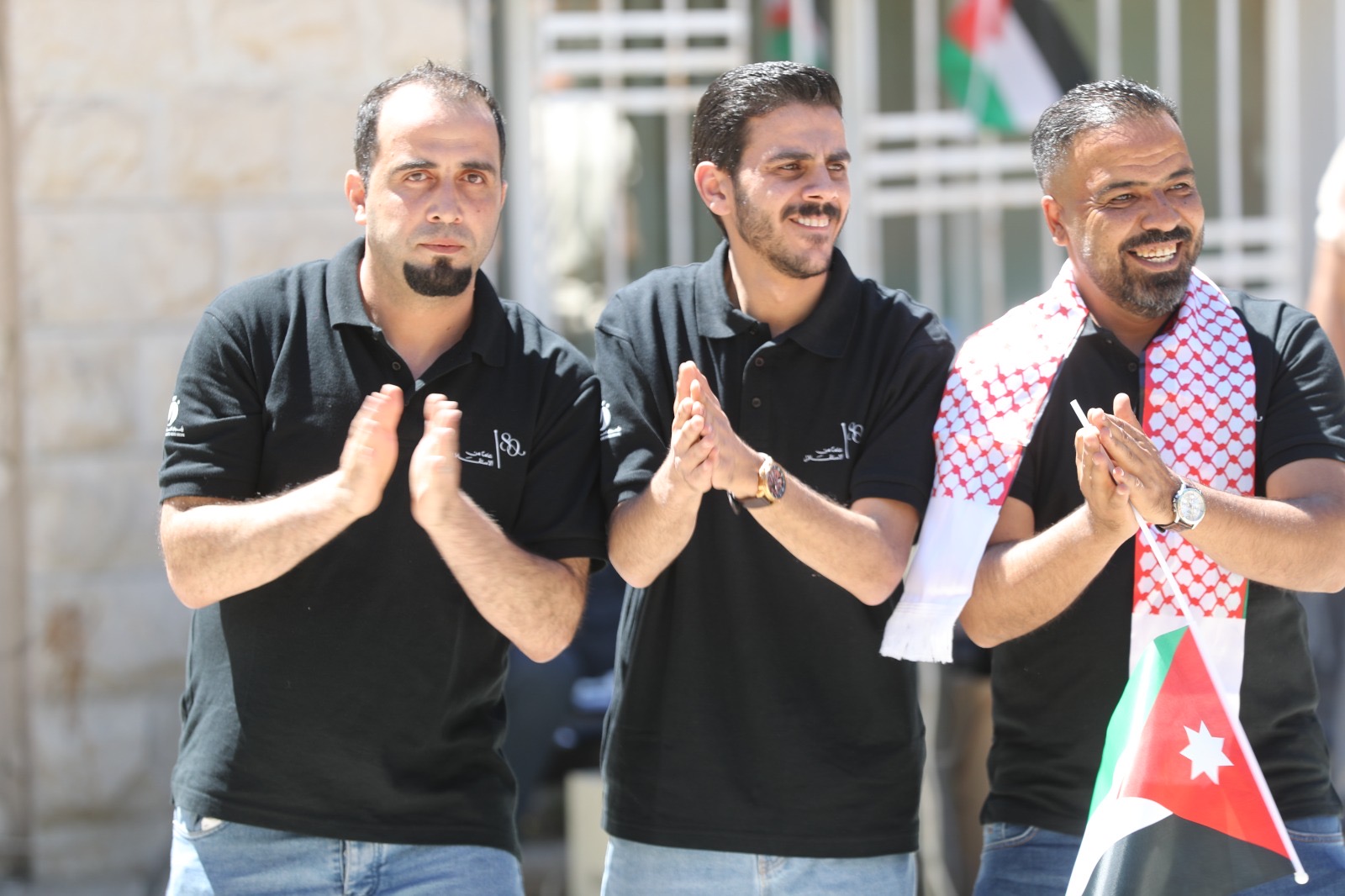 موظفو الأسواق الحرة الأردنية يحتفلون بعيد الاستقلال الـ80