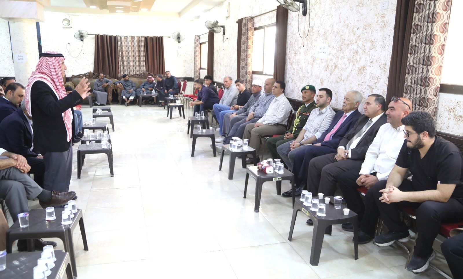 مندوبا عن الملك وولي العهد... العيسوي يعزي المراحلة والدعجة وأبو دية والسلمان وأبو عون والزعبي