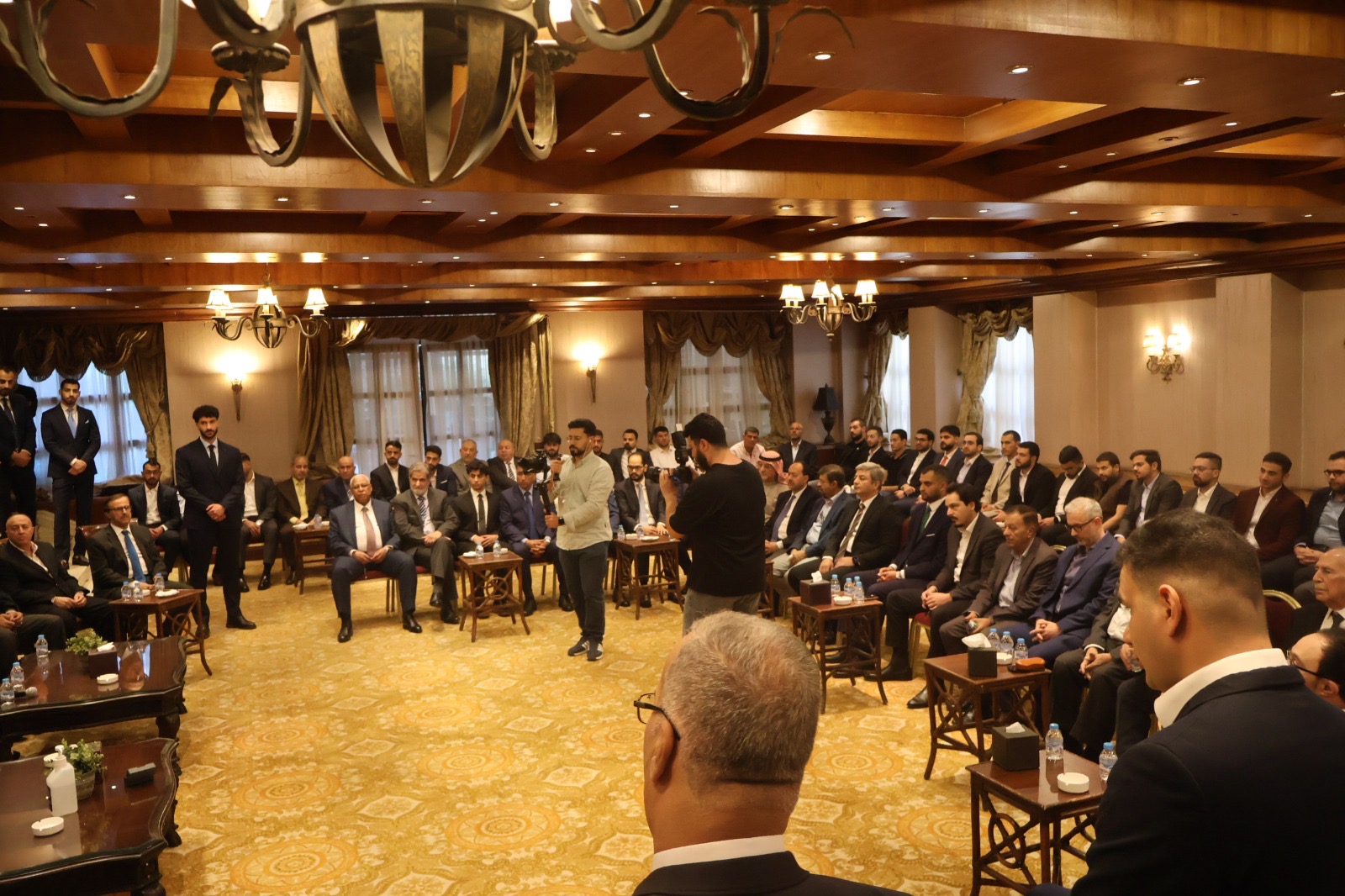 نادي الملك حسين يشهد مصاهرة ونسب بين آل الراميني وآل النعيمي بحضور وجهاء واقرباء واصدقاء العائلتين "شاهد الصور"