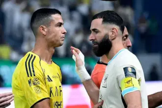 كريستيانو رونالدو يتفاعل مع فيديو بنزيما في الحرم المكي (صور)