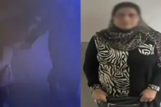 مصرية تحاول اختطاف طفلة من والدتها داخل محل تجاري (فيديو)