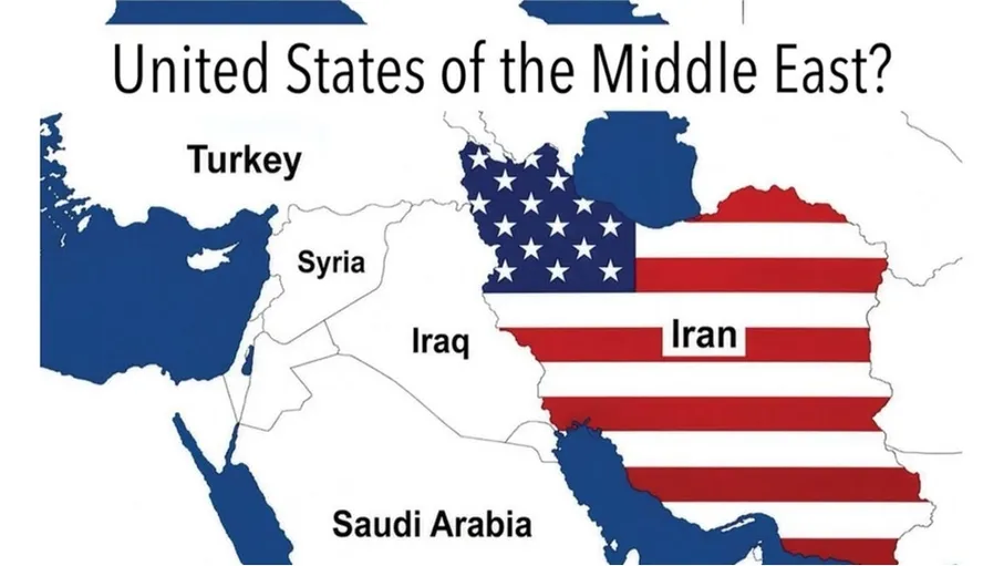 صورة حول : ترامب يضع العلم الأميركي على خريطة إيران ترامب يضع العلم الأميركي على خريطة إيران