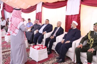 مندوبا عن الملك وولي العهد...العيسوي يعزي عشيرتي الخوالدة والقاضي