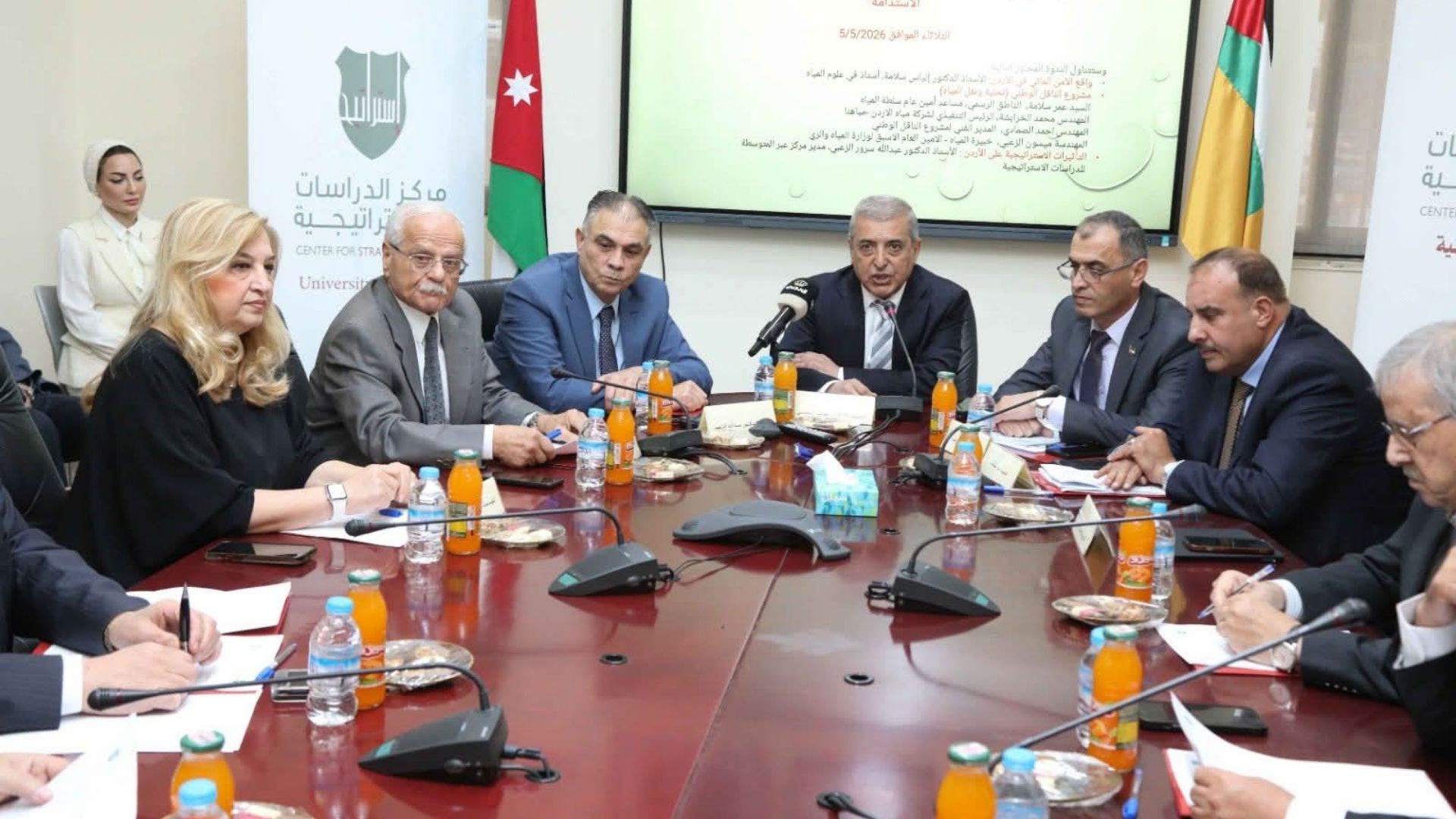 ندوة حول الأمن المائي في الأردن مشروع الناقل الوطني