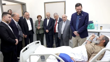 الأميرة بسمة تطمئن على مرضى “البر والإحسان” في مستشفيي عبدالهادي وابن الهيثم