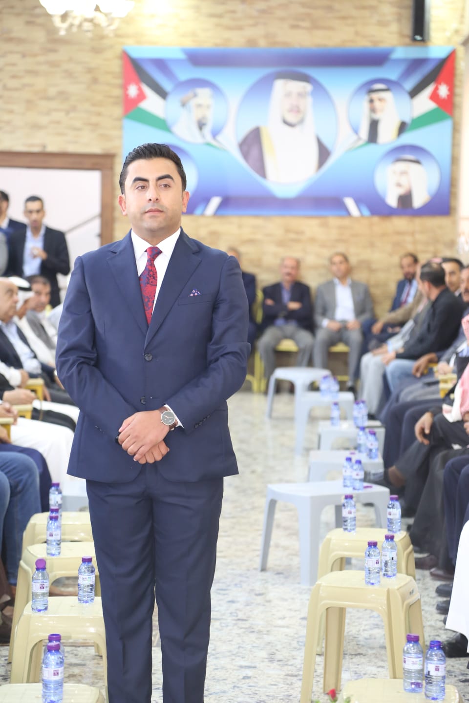 د الشباطات يبارك عقد قران نجل الشيخ طايل الشوابكة