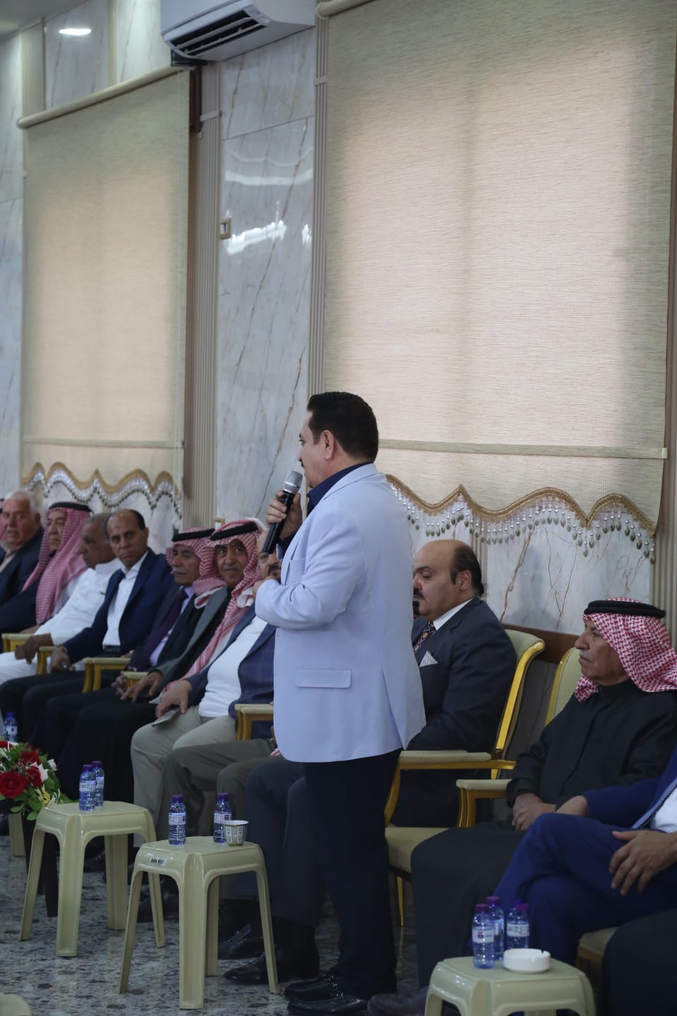 د الشباطات يبارك عقد قران نجل الشيخ طايل الشوابكة