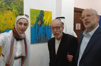 افتتاح معرض "نزف منفرد" للتشكيلي خيري حرز الله