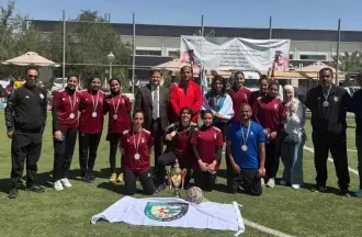 جامعة البلقاء التطبيقية تتوج بلقب بطولة خماسي كرة القدم للطالبات
