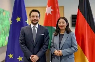 ولي العهد يؤكد عمق الشراكة الأردنية الألمانية في برلين