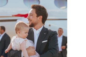 صورة جديدة لولي العهد والأميرة إيمان