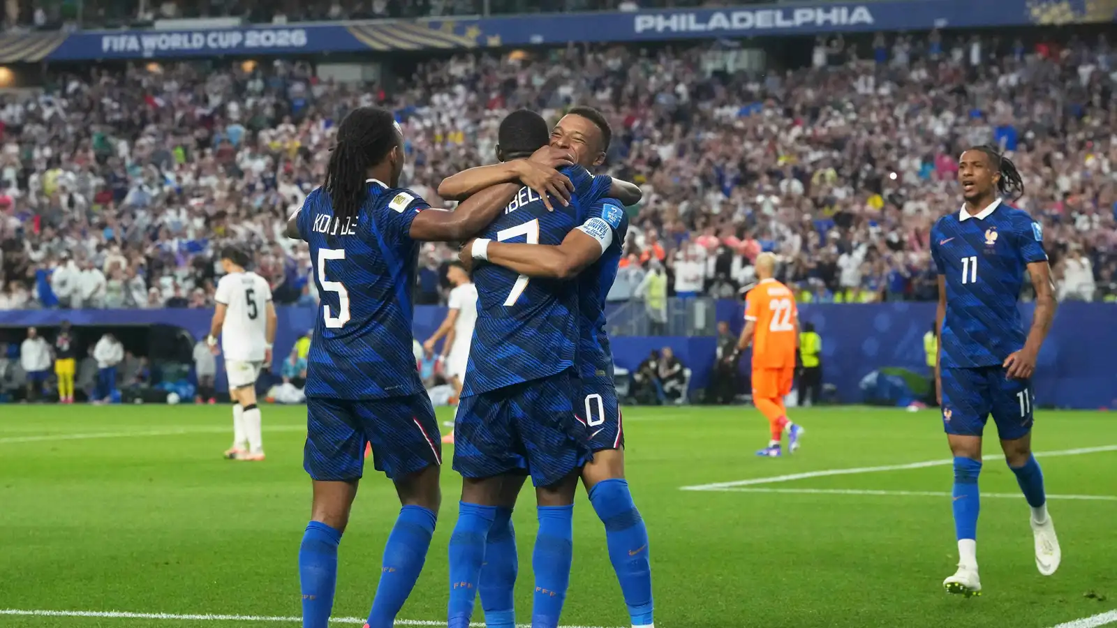 صورة حول : مبابي يقود منتخب فرنسا لإحباط العراق والتأهل إلى دور الـ 32 بكأس العالم (فيديو) مبابي يقود منتخب فرنسا لإحباط العراق والتأهل إلى دور الـ 32 بكأس العالم (فيديو)