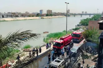 حادث مأساوي في أربيل.. سقوط حافلة بنهر رزان وفقدان أحد الركاب