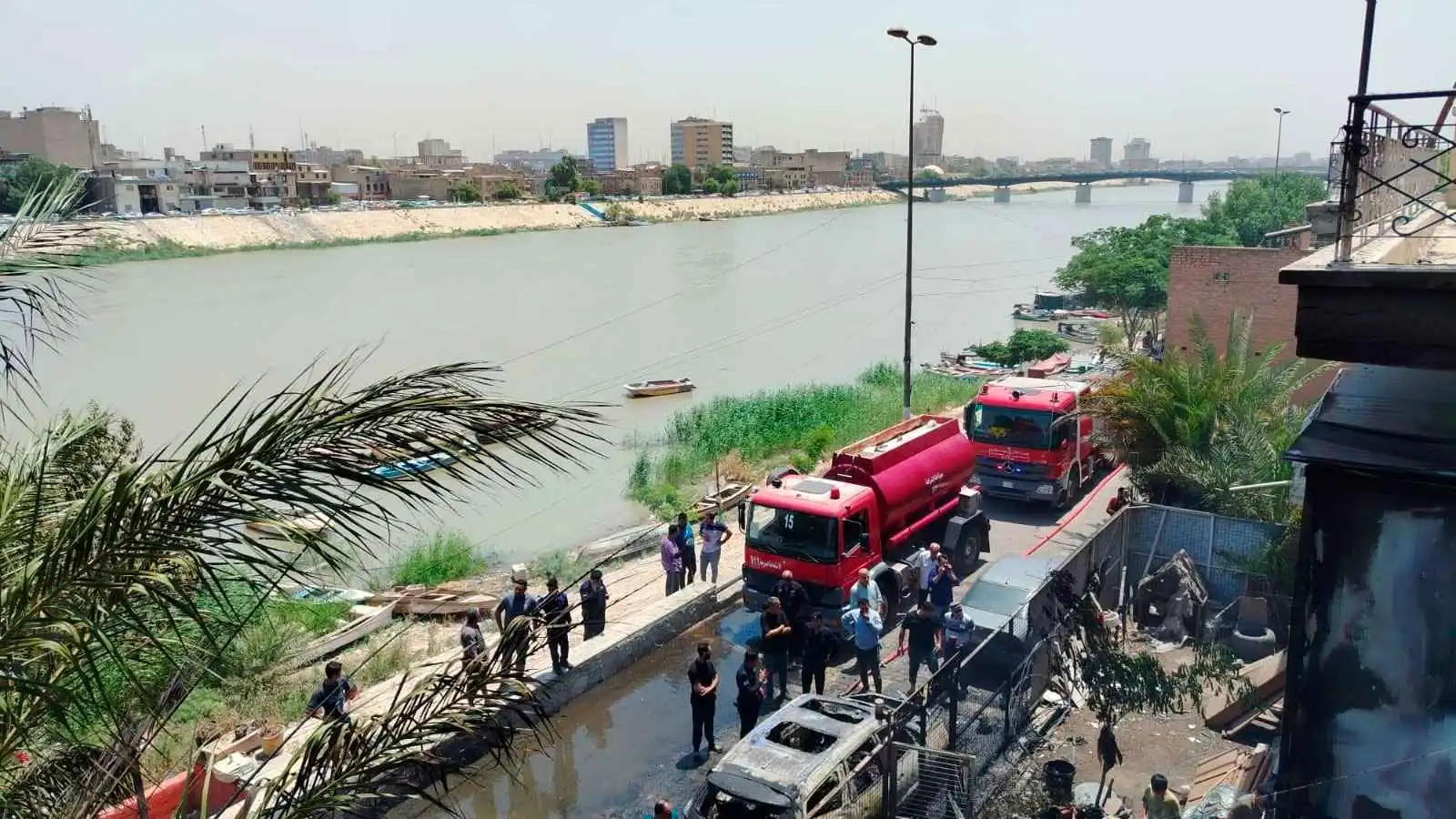 حادث مأساوي في أربيل.. سقوط حافلة بنهر رزان وفقدان أحد الركاب