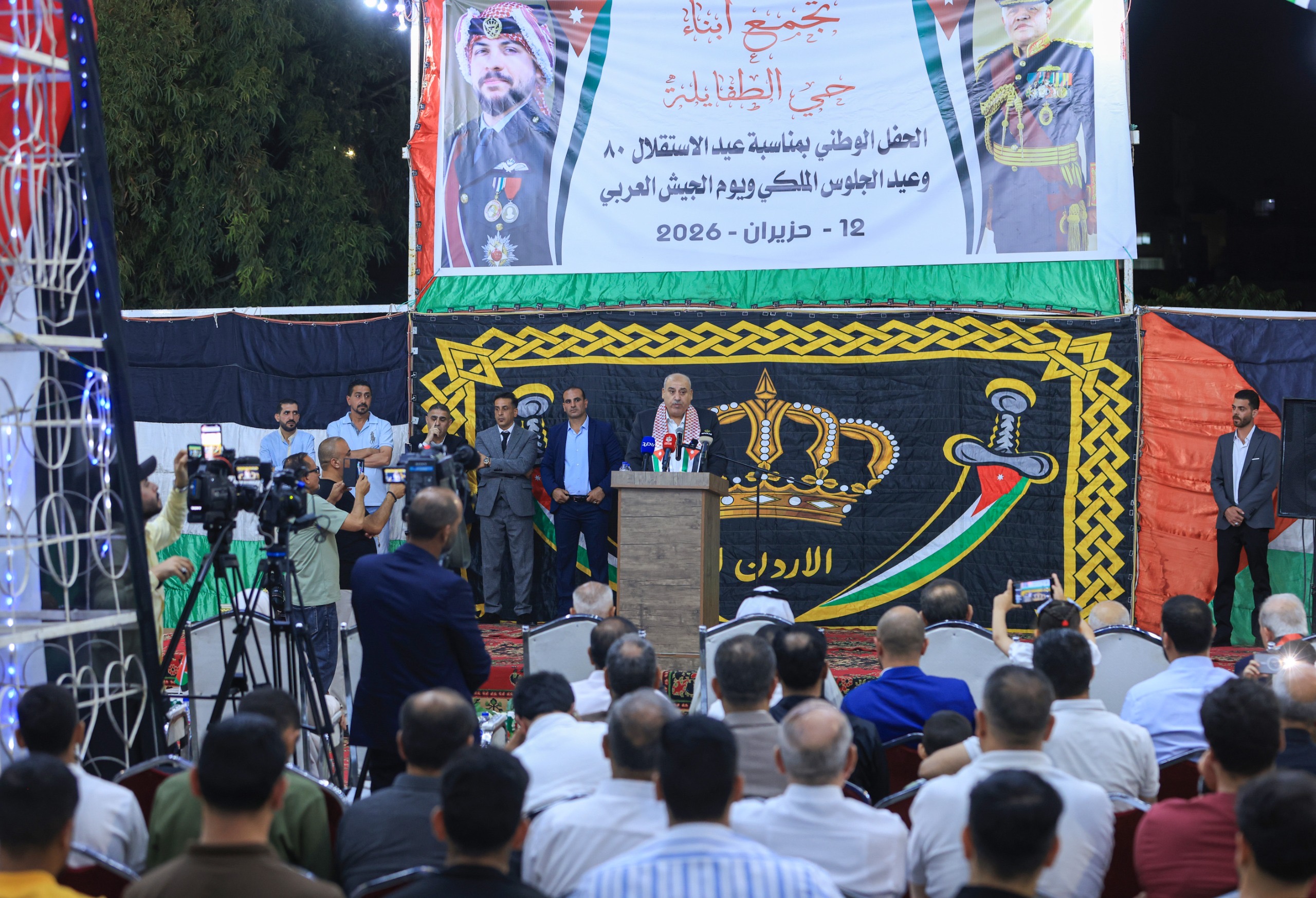 القاضي يرعى احتفالات حي الطفايلة بعيد الاستقلال والأعياد الوطنية