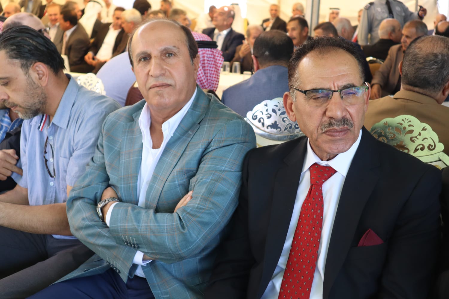 الباشا سلمان علي الغنيمات (أبو خلدون) يقيم مأدبة غداء احتفاء بزفاف نجله الدكتور معتز (صور)