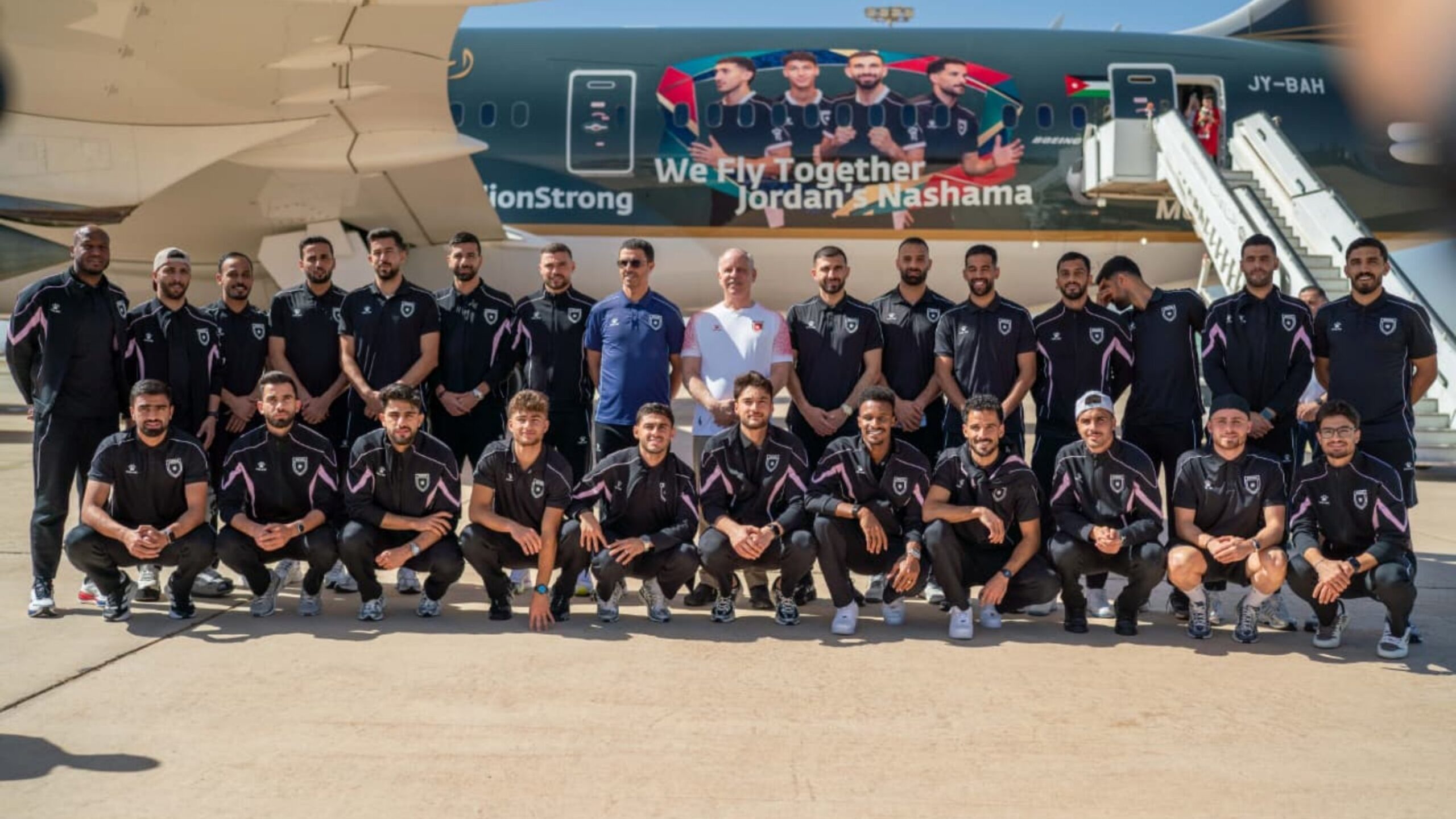 نائب الملك يستقبل منتخب النشامى لدى عودتهم للمملكة بعد المشاركة في المونديال