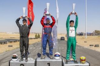 بلبيسي وحداد يتوجان بلقبي الجولة الثانية من بطولة الأردن للكارتينغ