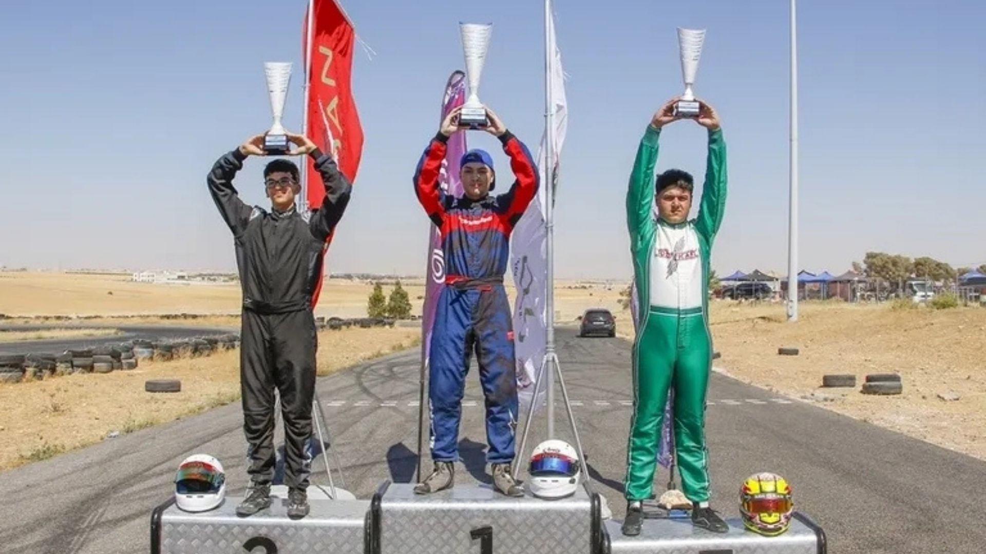 بلبيسي وحداد يتوجان بلقبي الجولة الثانية من بطولة الأردن للكارتينغ