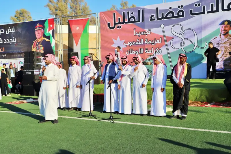 محافظ الزرقاء يرعى احتفال مديرية قضاء الظليل بعيد الاستقلال الـ 80
