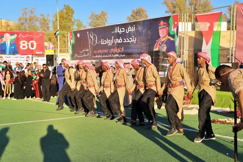 محافظ الزرقاء يرعى احتفال مديرية قضاء الظليل بعيد الاستقلال الـ 80