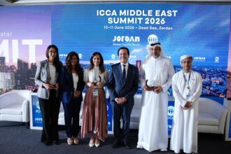 انطلاق أعمال قمة الجمعية الدولية للمؤتمرات بالبحر الميت