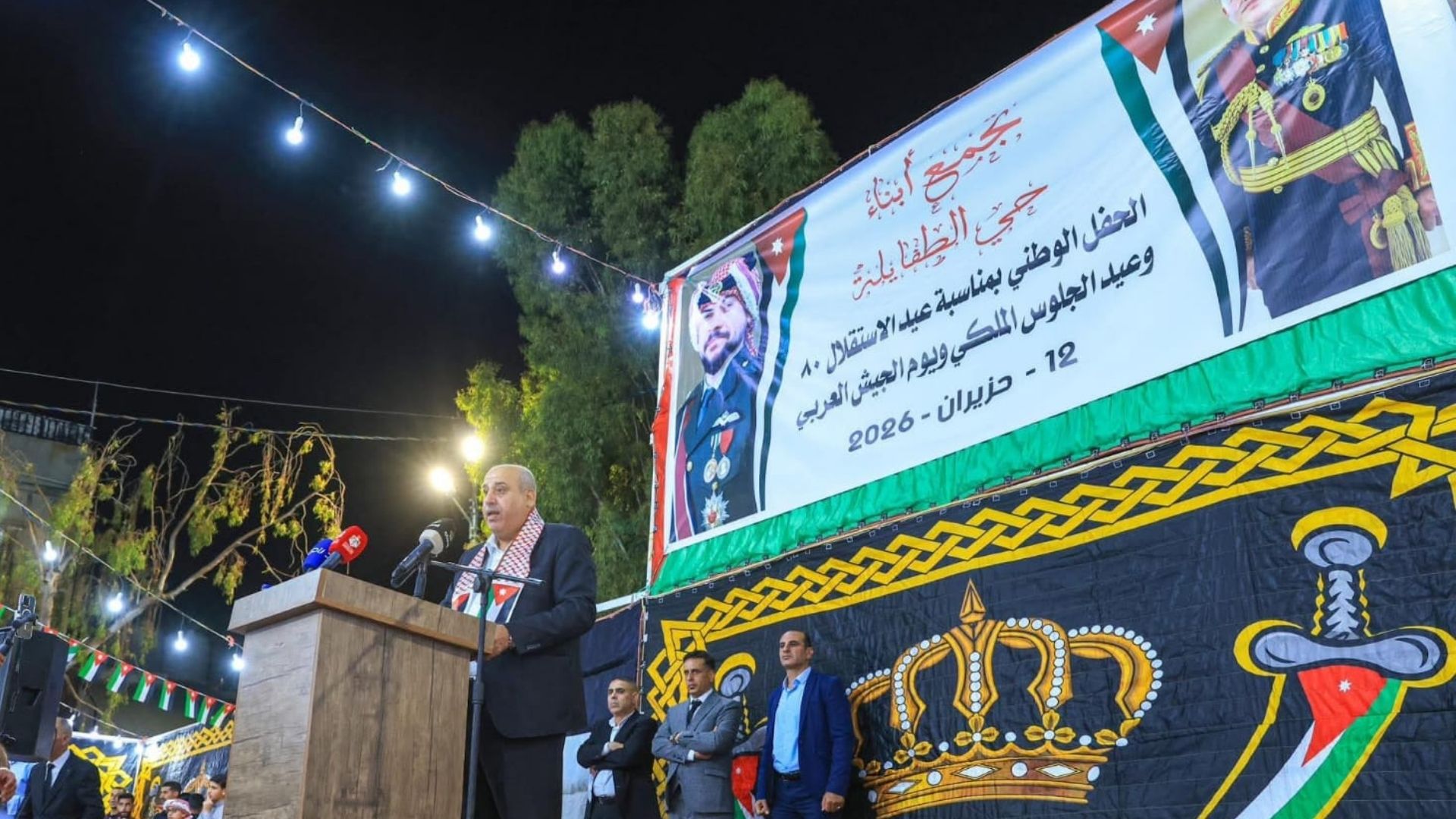رئيس مجلس النواب يرعى احتفالات حي الطفايلة بعيد الاستقلال والأعياد الوطنية