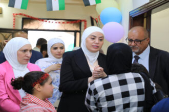 وزيرة التنمية تفتتح وحدة التدخل المبكر في لواء المزار الشمالي