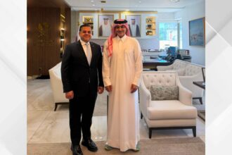 الخضير والسفير القطري يناقشان فعاليات الدوحة في جرش 2026